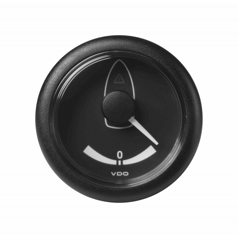 10X Veratron ViewLine - Indicateur d’angle de gouvernail noir 52mm - 12-24V DL