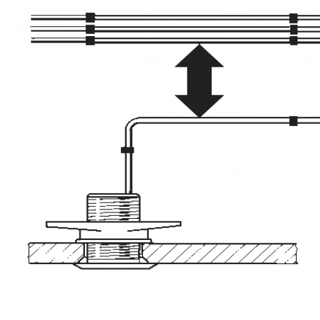 VDO AcquaLink Sumlog Through-hull Fitting