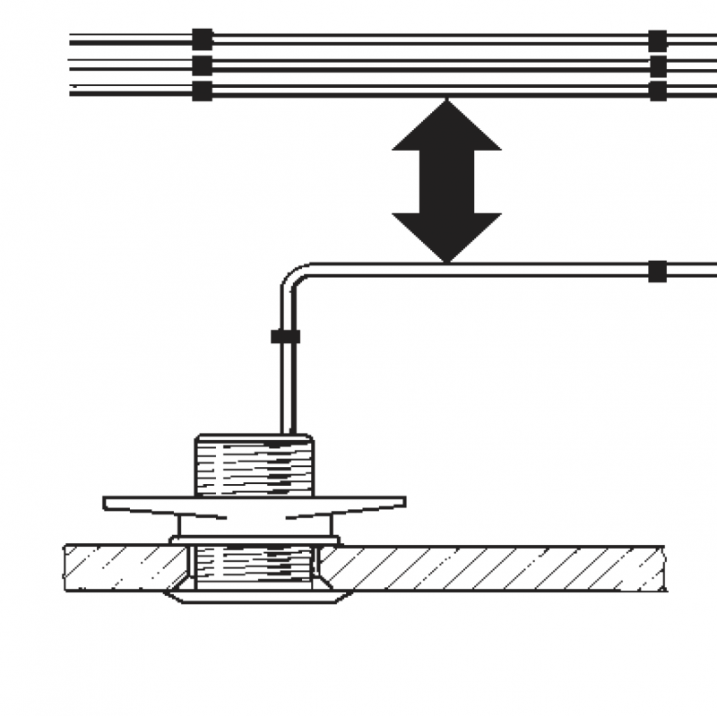 Veratron Sumlog Through-hull Fitting 0 - 30 - 50 Kn Kit