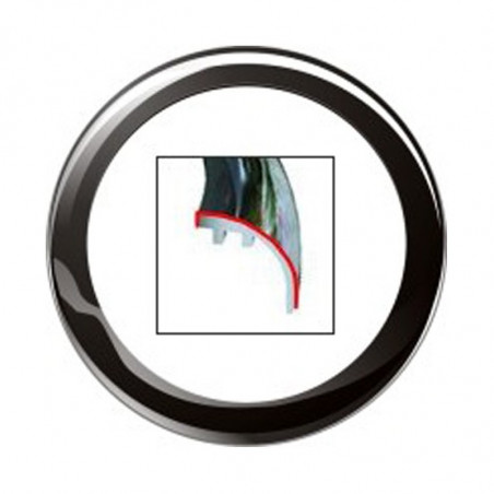 Veratron ViewLine 52mm Bezel Round Black Bulk Package