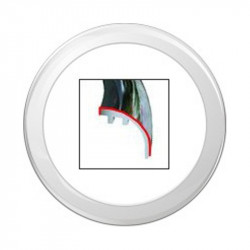 Veratron ViewLine 52mm Pacchetto Bianco Tondo Bulk