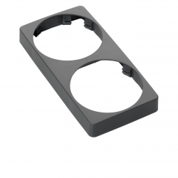 Veratron Pakiet detaliczny AcquaLink 52mm z prostokątnym prostokątem Dubbel Black