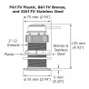 VDO Triducer NMEA-2000 Sensor Plastic With Thru-Hull Mount Kit