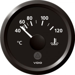 Veratron Temperatura do líquido de arrefecimento ViewLine 120°C Preto 52mm