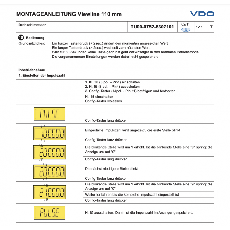 VDO - Veratron ViewLine Programmier Service