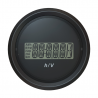 Veratron ViewLine - 52mm Black Combi Voltmeter - Hours counter - 9-48V SLTB