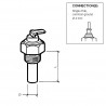 VDO Koelwatersensor 120°C - M14