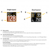 Veratron VMH 35-D - 85 mm Multi functioneel display 12V - 24V zonder GNSS