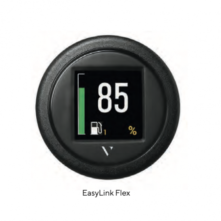 Veratron OceanLink II - Instrumento multifunción Black Flex de 52 mm - DLRB 12-24V