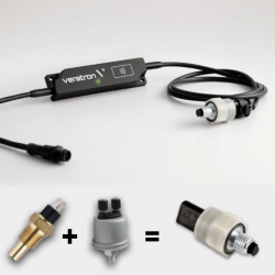 Veratron NMEA2000 2 em 1 Emissor de Temperatura e Pressão 40 - 160 °C / 0,5 - 10,5 BAR