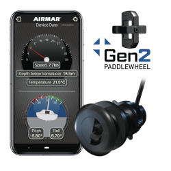 Triductor NMEA-2000 de plástico con montaje de casco atravesado