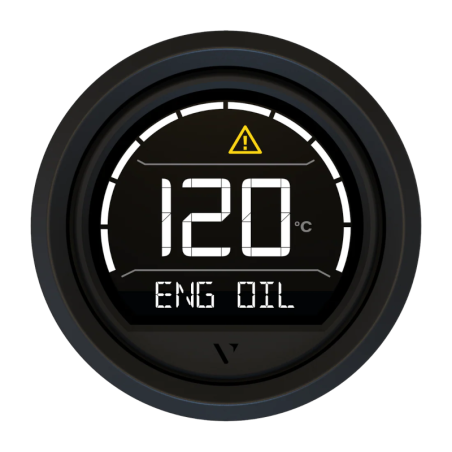 Veratron VL Digital Multifunzione Spegna Triangolare Nera da 52mm