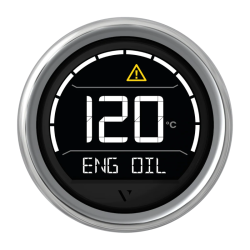 Veratron Cyfrowy instrument wielofunkcyjny VL 52mm okrągły chromowany opierożet