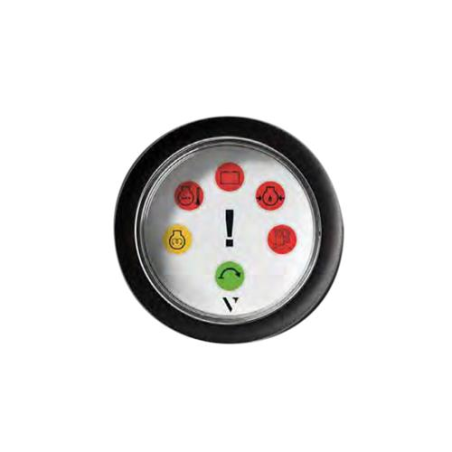 Veratron ViewLine Warning Indicator 12V White 52mm
