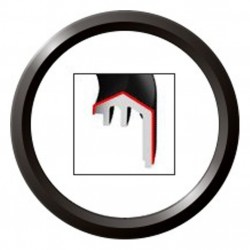 Veratron ViewLine 110mm Bezel Triangle Schwarzes Einzelhandelspaket