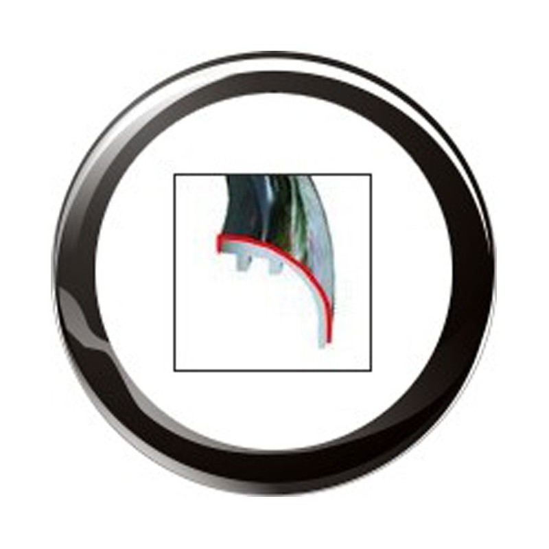 Veratron ViewLine 110mm Bezel Round Black Retail Package