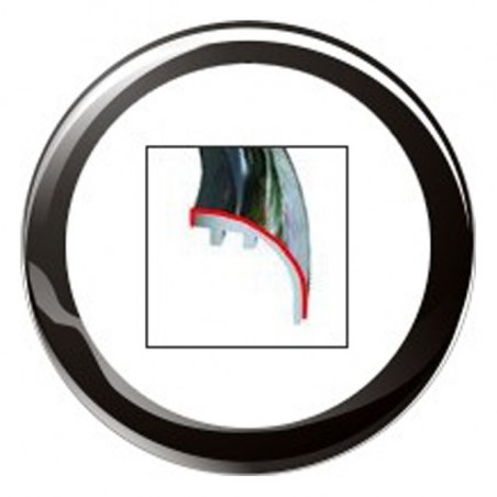 Veratron ViewLine 110mm Bezel Round Black Retail Package