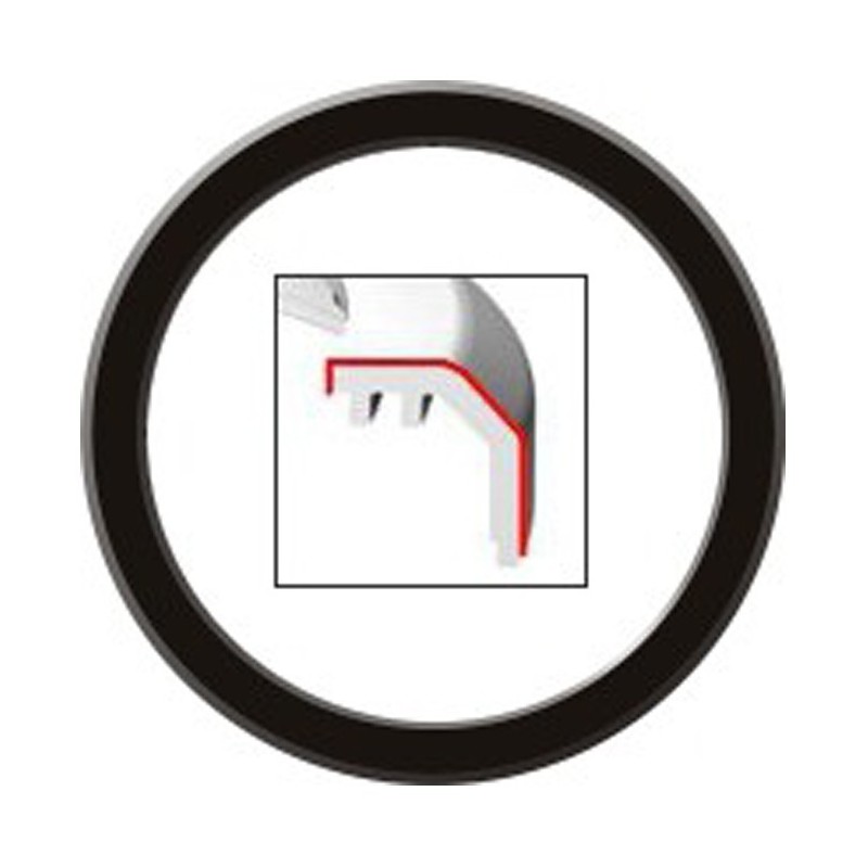 Veratron ViewLine 110mm Bezel Flat Black Retailpakket