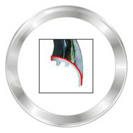 Veratron ViewLine 85mm Bezel rundes Chroom Einzelhandelspaket