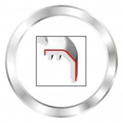 Veratron Pacote de Retalho ViewLine 85mm Flat Chroom