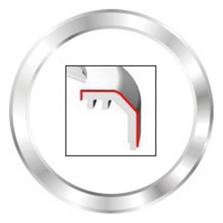 Veratron Pakiet detaliczny ViewLine 85mm Bezel Flat Chroom