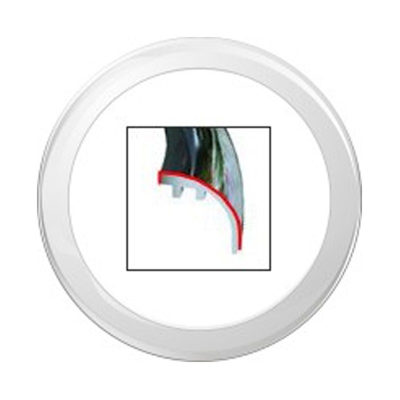 Veratron ViewLine 85mm Bezel Rundes Weißes Einzelhandelspaket