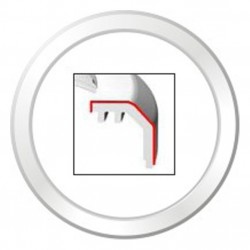 Veratron ViewLine 85mm Bezel Flat White Retailpakket