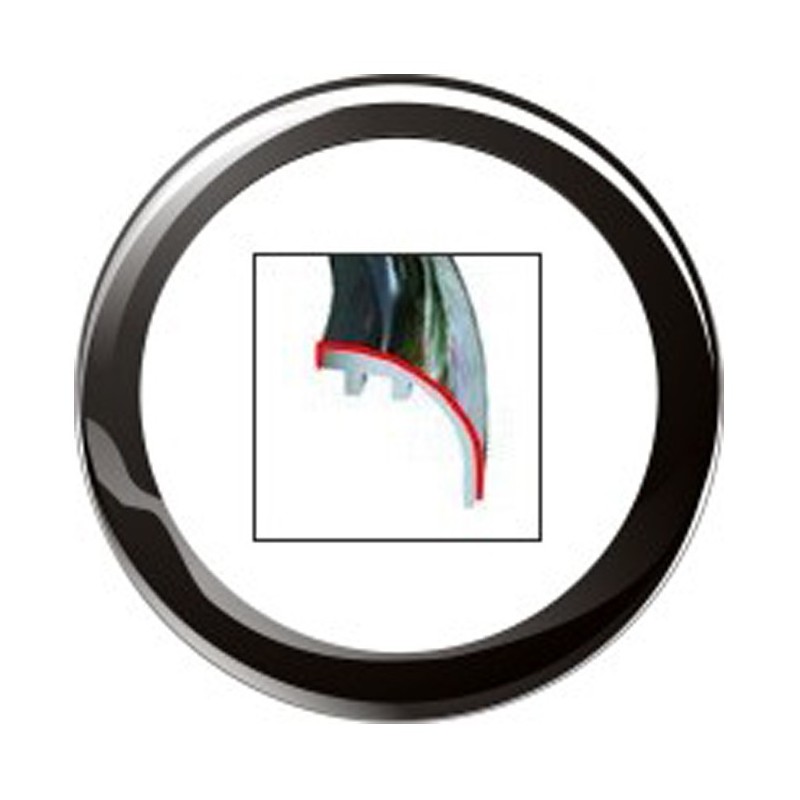 Veratron ViewLine 85mm Bezel Round Black Retail Package