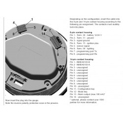 VDO ViewLine Speedometer 60 Km/h Black 110mm