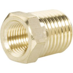 Adapter 1/8" - 27 NPT Innengewinde - 1/4" - 18 NPT Außengewinde