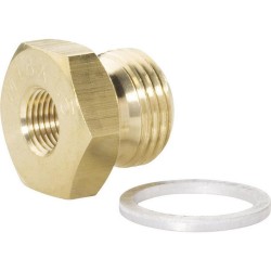 Adapter 1/8" - 27 NPT Innengewinde - 1/2"- 14 NPT Außengewinde