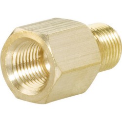 Adapter 1/8" - 27 NPT Innengewinde - R1/8" DIN 2999 Außengewinde