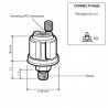 VDO Druksensor 0-16 Bar - M14