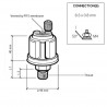 VDO Pressure sender 0-10 Bar – R1/8 DIN 2999