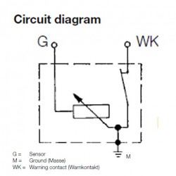 VDO Druksensor 0-10 Bar - M10