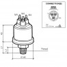 VDO Druksensor 0-80 PSI – 1/8-27 Dryseal