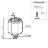 VDO Pressure switch 0.50 Bar - M10