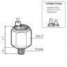 VDO Pressure switch 0.30 Bar - M14