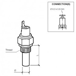 VDO Temperaturschalter 170°C - M10 