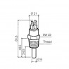 VDO Temperature switch 96°C - 1/2-14 NPTF