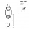 VDO Oil temperature sender 150°C - M14